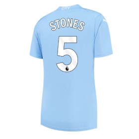Manchester City John Stones #5 Hemmakläder Dam 2023-24 Kortärmad
